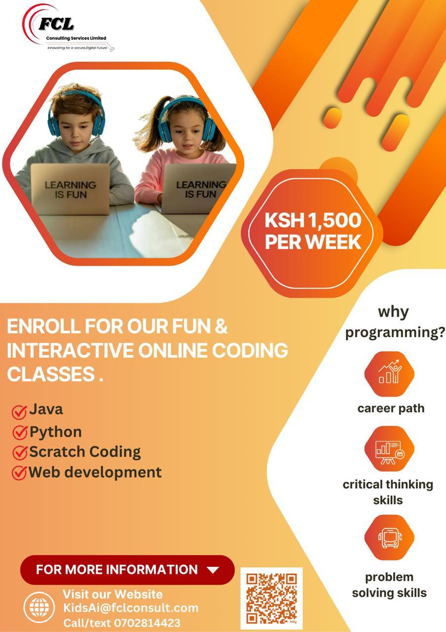 Kids Tech Training Poster - 2025 Bootcamp